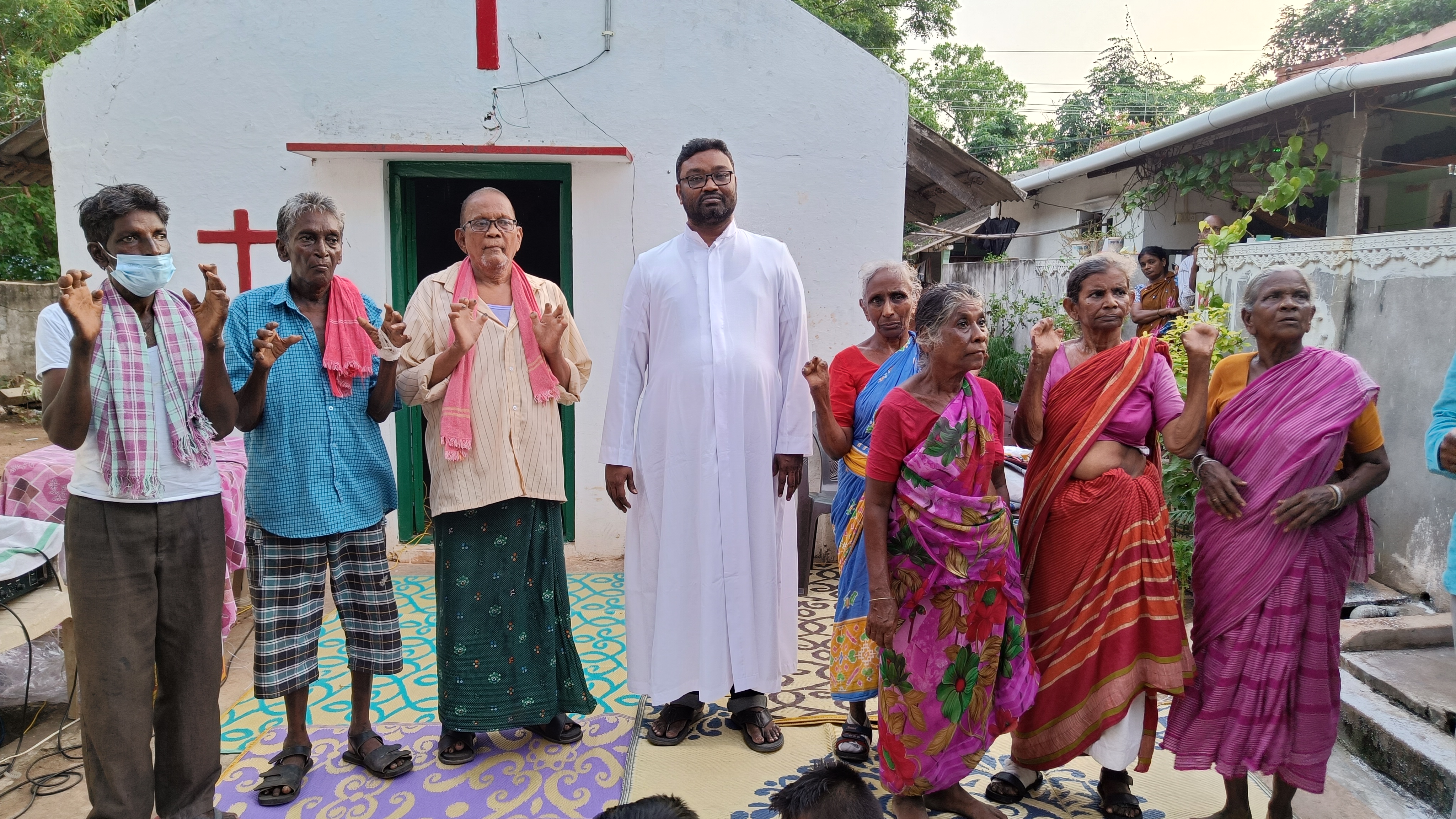 Provisions and school bags Distribution